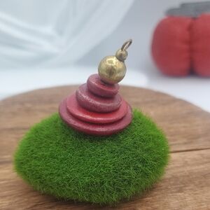 Stacked Wooden Cherry Tier‎ Pendant P305